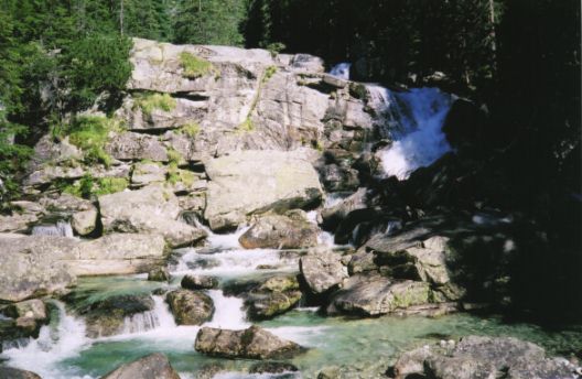 Waterfall on the Studený potok
