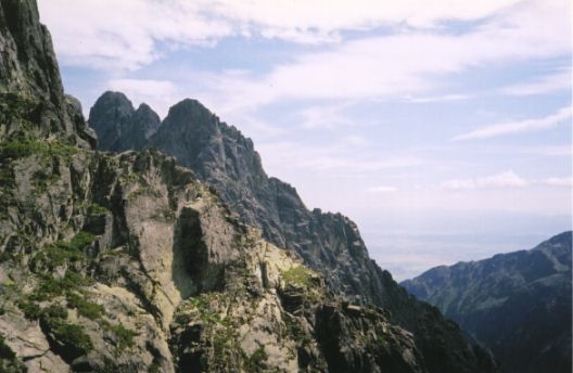 Looking towards Zltá veza from Priecne sedlo