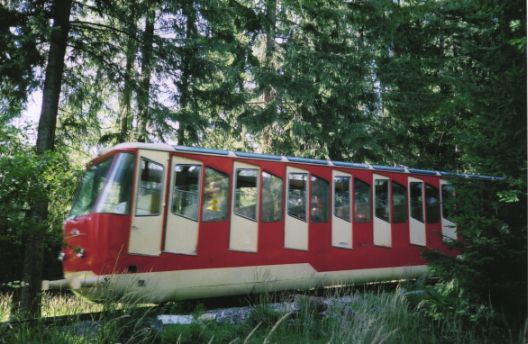 Funicular railway from Starý Smokovec to Hrebienok