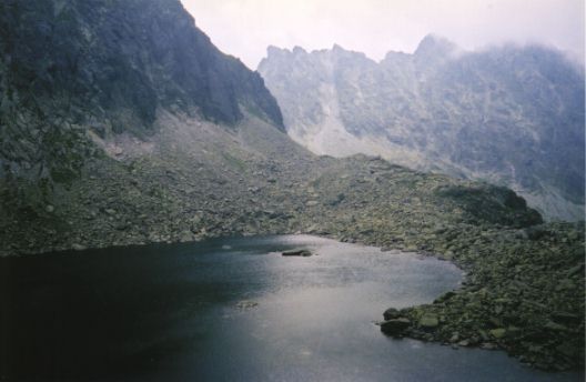 Capie pleso with Satan in the clouds