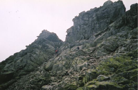 The path up to Bystré sedlo
