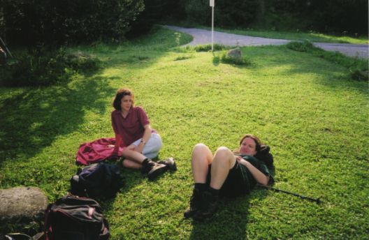 Resting back at Štrbské Pleso